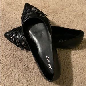Nine West pointed toe flats